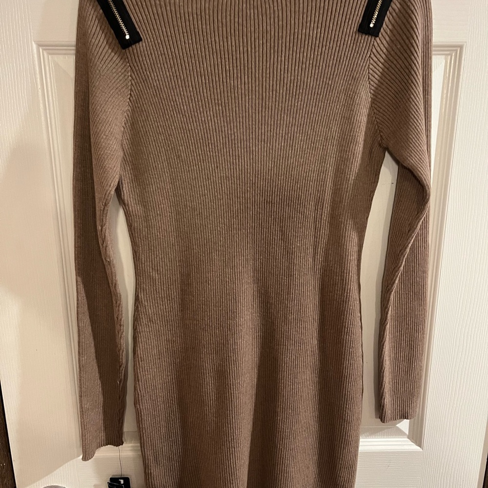 AGB Ribbed Tunic Sweater